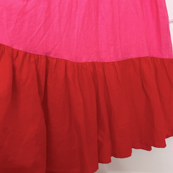 Limited Release Tabitha Brown Linen Color Block Sundress - Picture 6 of 6